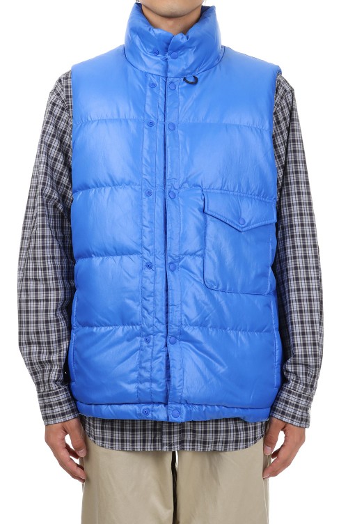 TECH CLIMBERS DOWN VEST - BLUE (BW-23023W) | セレクトショップ