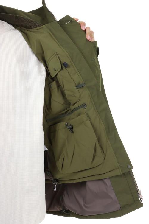 GORE-TEX WINDSTOPPER TECH MIL CANADIAN DOWN PARKA - DARK OLIVE (BW