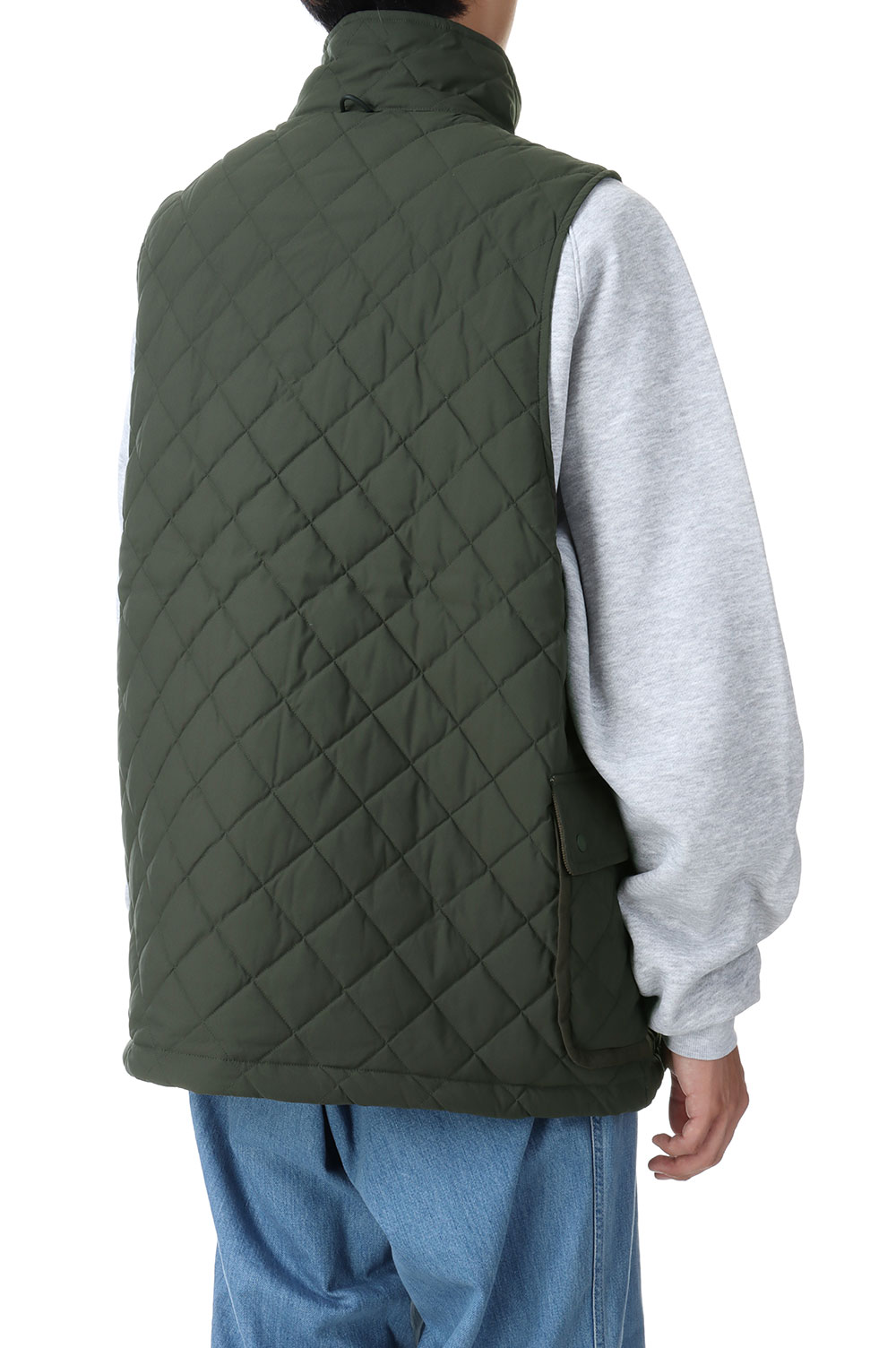 TECH 2WAY QUILT DOWN HUNTER JACKET - DARK OLIVE (BW-27023W 