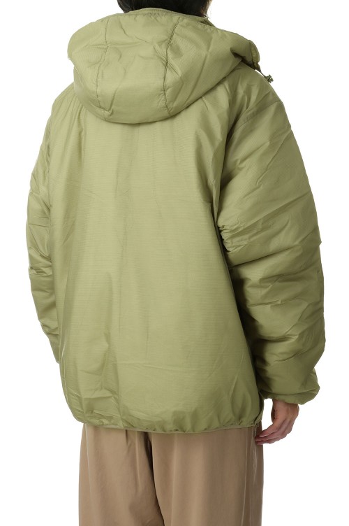 TECH REVERSIBLE PULLOVER PUFF JACKET - BEIGE (BJ-22023W