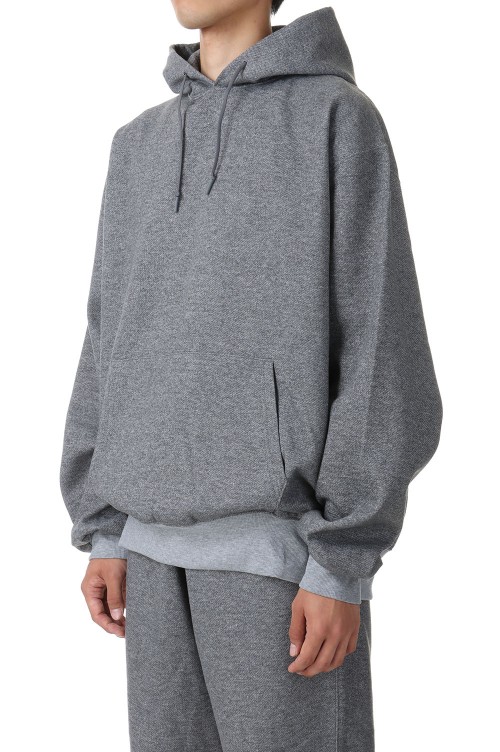 TECH SWEAT HOODIE - SALT&PEPPER (BE-51023W) | セレクトショップ