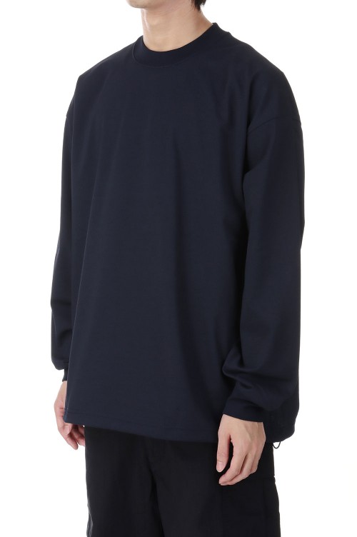 TECH CREW NECK TEE L/S   D.NAVY BEW   セレクトショップ