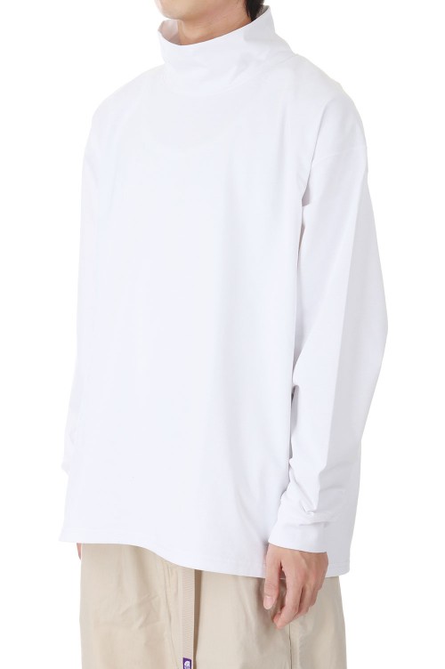 TECH TURTLE NECK TEE L/S - WHITE (BE-32023W) | セレクト