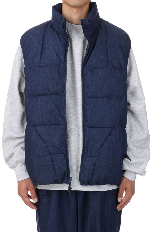 TECH YOSEMITE DOWN VEST DENIM - INDIGO (BW-16023W) | セレクト