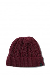 TECH CABLE WATCH CAP - BURGUNDY (BC-54023W)