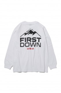L/S TEE #1 COTTON JERSEY -WHITE(F572034)