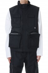 BACKFLEECEVESTHONEYCOMBLIPNYLON -BLACK(F542024)