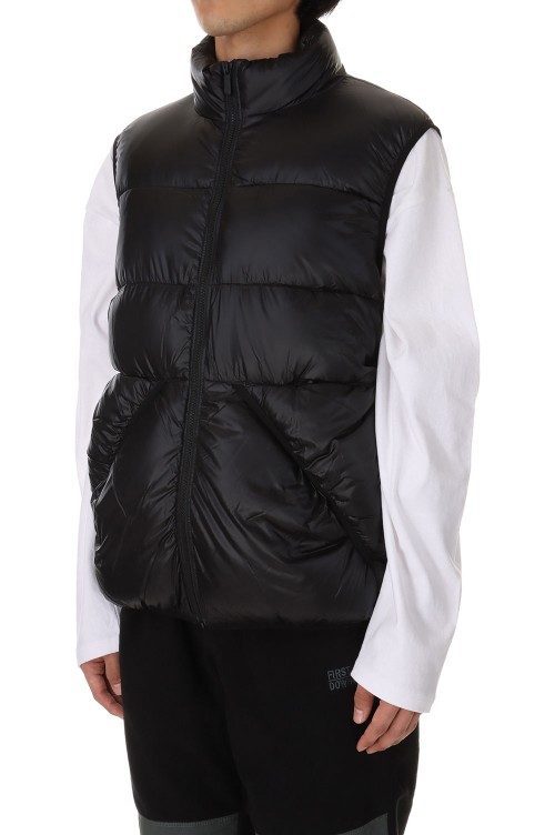 DOWN VEST NYLON TAFFETA -BLACK(F542009) | セレクトショップ  
