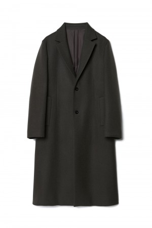 CHESTER COAT(IH-23FW-C019-MSM)-DARK CHARCOAL-