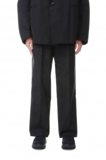 TWO TUCKS WIDE PANTS(IH-23FW-P018-DSS)-BLACK-