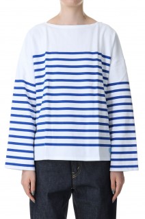 WIDE BODY BOAT NECK PO- WHITE/BLUE (6819)