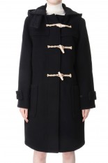 DUFFLE COAT -BLACK(LS 4384/52)