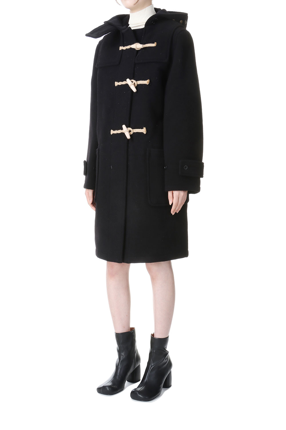DUFFLE COAT -BLACK(LS 4384/52) | セレクトショップ
