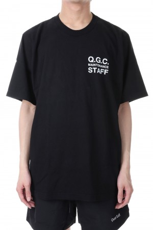 Q.G.C. STAFF T-SHIRT / WHITE (QG-SS23-10)