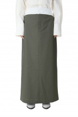 Wrap waist Skirt / Gray (023-023-WS11)