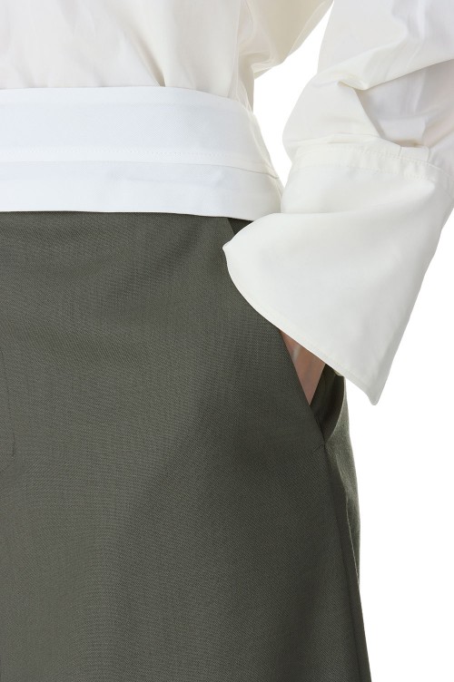 Wrap waist Skirt / Gray (023-023-WS11) | セレクトショップ 
