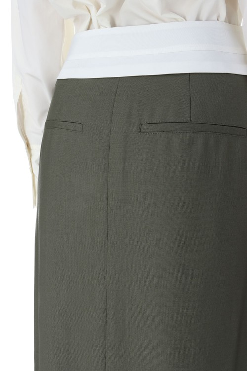 Wrap waist Skirt / Gray (023-023-WS11) | セレクトショップ 