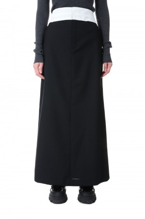 Wrap waist Skirt / Gray (023-023-WS11) | セレクトショップ 