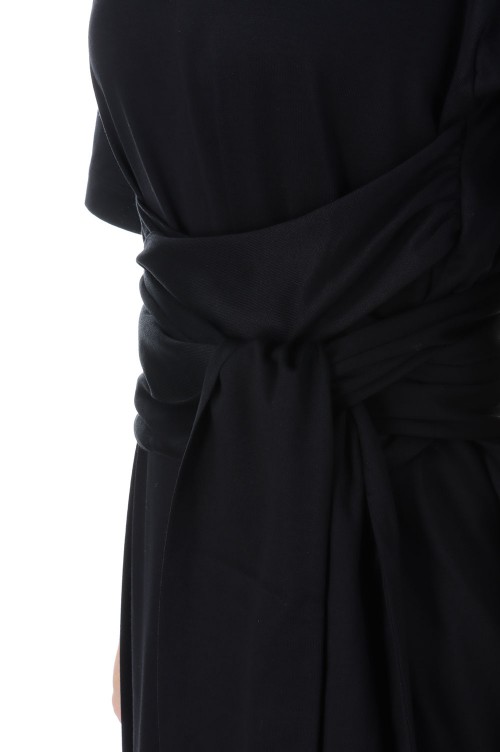 Suvin Cotton Jersey Dress / BLACK (MM23PF-JS703) | セレクト