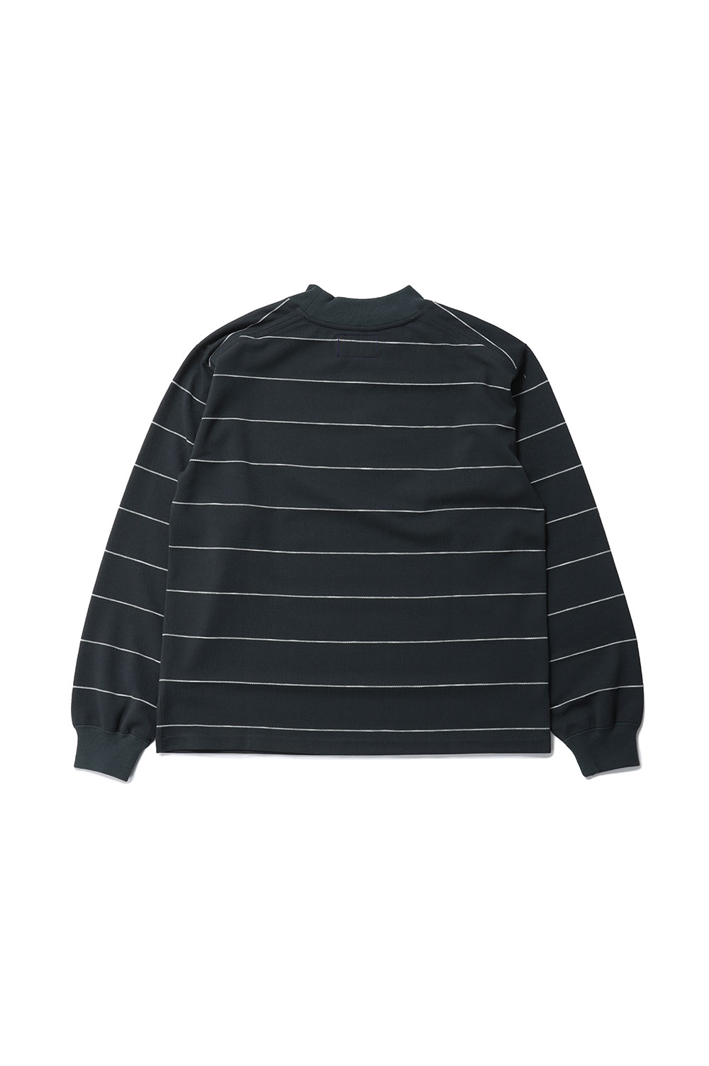 Field Striped Mockneck -ASPHALT GRAY(NT6353N) | セレクトショップ