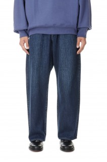 DISNEY100 / PORTER CLASSIC STAMPCOLLECTION / DENIM PANTS / NAVY (DP-005-2504)
