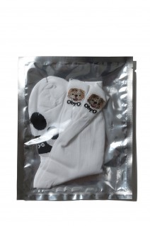 emblem socks / WHITE:TETO(oo23aw-04)
