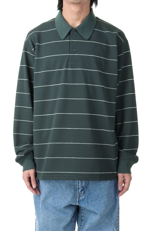 Field Striped Polo - ASPHALT GRAY (NT6352N) | セレクトショップ