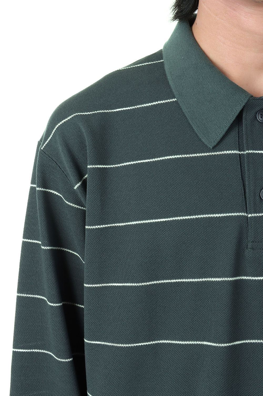 Field Striped Polo - ASPHALT GRAY (NT6352N) | セレクトショップ