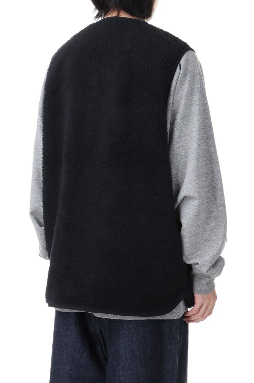 Wool Boa WINDSTOPPER Field Vest - BLACK (NA2350N) | セレクト Wool Boa WINDSTOPPER Field Vest - BLACK (NA2350N) | セレクト