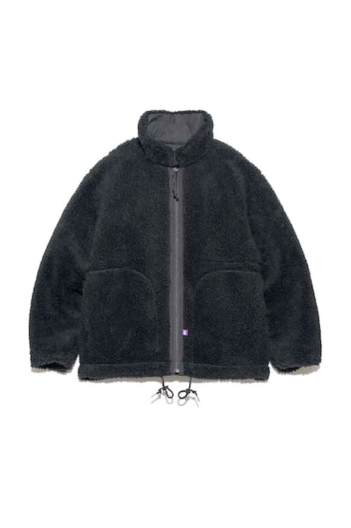 Wool Boa Field Reversible Jacket- BLACK (NA2352N) | セレクト