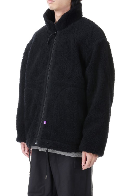 Wool Boa Field Reversible Jacket- BLACK (NA2352N) | セレクト