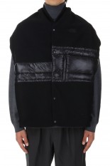 Wool Field Reversible Cape - BLACK (NN8361N)