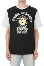 TIGER ACADEMY CLASSIC T-SHIRT(FD65TS1164SG) -BLACK-