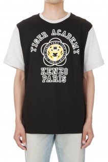 TIGER ACADEMY CLASSIC T-SHIRT(FD65TS1164SG) -BLACK-