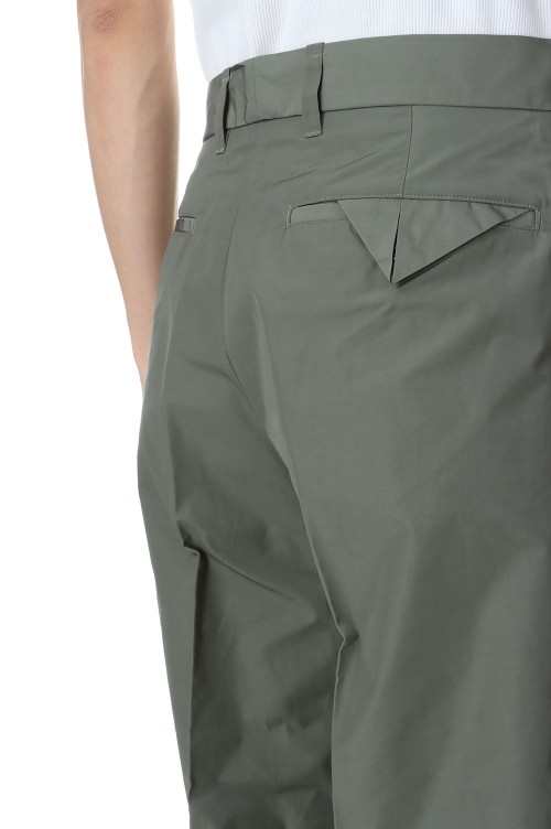 BETA 2-TUCK TROUSERS(23-US002006)-009 KHAKI GREEN