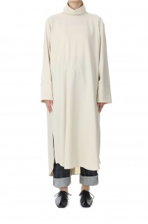 High Neck Shirt One piece-BEIGE(S23AW-04)