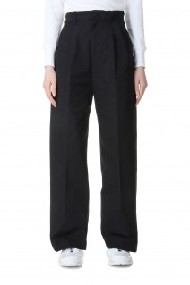 BETA2-TUCK TROUSERS-BLACK(23-US002006)