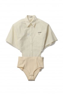 Half Sleeve Shirt Bodysuit (31231315610)