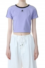 Cropped Line Tops -PURPLE (31231415624)