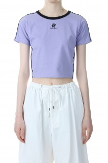 Cropped Line Tops -PURPLE (31231415624)