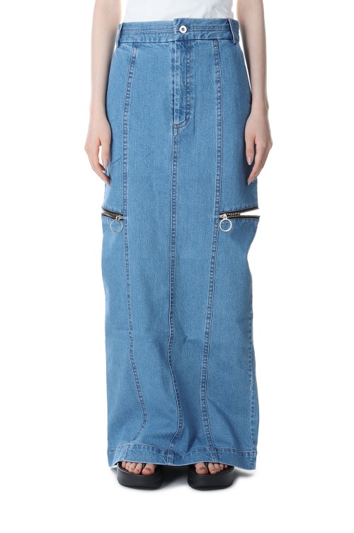 メゾンスペシャルSide Zip Tight Denim Skirt