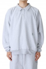 Sweat Rugby Shirt Style - HEATHER GRAY (10-22310812)