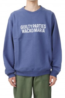 HEAVY WEIGHT CREW NECK SWEAT SHIRT / BLACK (23FWE-WMC-SS04)