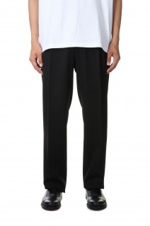 PLEATED TROUSERS ( TYPE-2 ) / BLACK (23FWE-WMP-TR01)