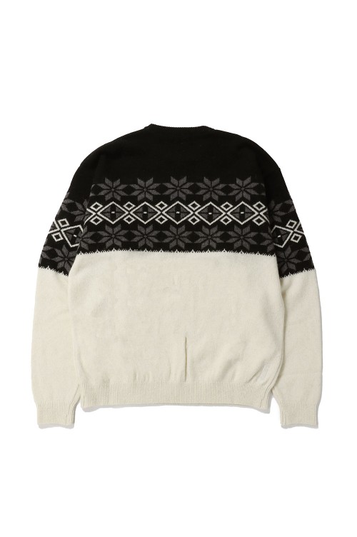 SEQUEL NORDIC CREW NECK KNIT / GRAY