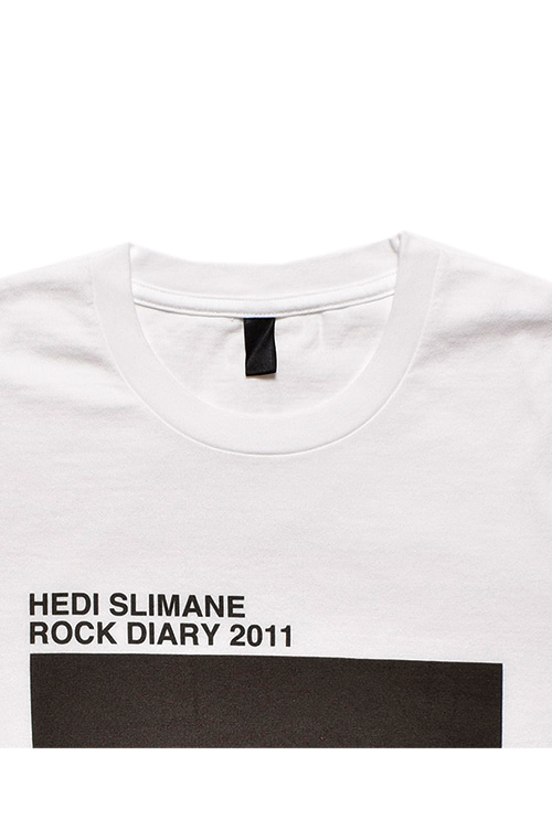 MINEDENIM マインデニム 23AW Hedi Slimane×Stie-lo ROCK DIARY 2011 Skull WHT エディ・スリマン 直筆サイン入り ポストカード レザーボックス付き 半袖シャツ ホワイト