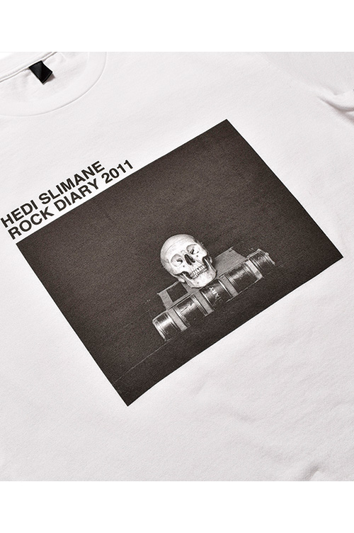 Hedi Slimane × Stie-lo ROCK DIARY2011 Skull / WHT (STLHEDI01 ...