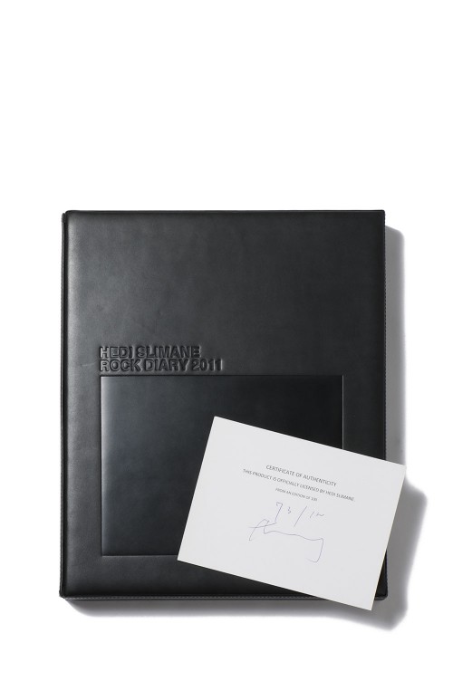 【Hedi Slimane: Rock Diary】シュリンク包装未開封新品 Hedi Slimane x Stie-lo ROCK DIARY2011 Skull / BLK (STLHEDI01
