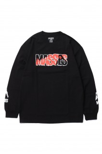 T-SHIRT LS - MESSENGER / BLACK