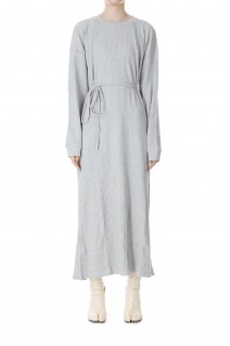SHAW LONG SLEEVE KAFTAN-Grey Melange(DRSH-RIB-000)